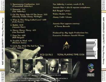 CD Nat Adderley Quintet: Mercy, Mercy, Mercy