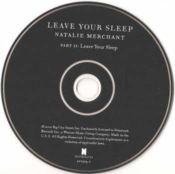 2CD Natalie Merchant: Leave Your Sleep