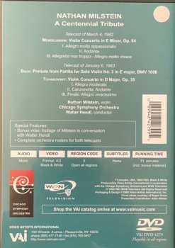 DVD Nathan Milstein: Historic Telecasts . A Centennial Tribute