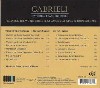 SACD National Brass Ensemble: Gabrieli