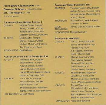 SACD National Brass Ensemble: Gabrieli