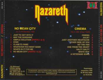 CD Nazareth: No Mean City / Cinema