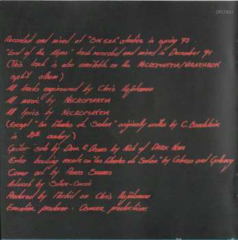 CD Necromantia: Crossing The Fiery Path