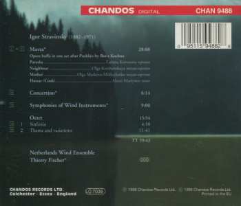 CD Igor Stravinsky: Mavra / Symphonies Of Wind Instruments / Octet / Concertino