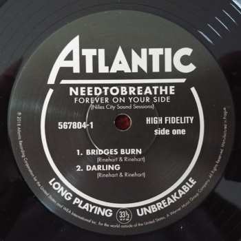 EP NEEDTOBREATHE: Forever On Your Side