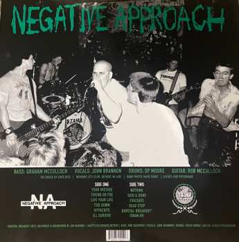 LP Negative Approach: Tied Down Demo 6/83 LTD