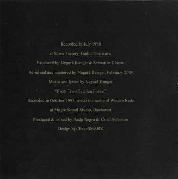 CD Negură Bunget: Sala Molksa / From Transilvanian Forest