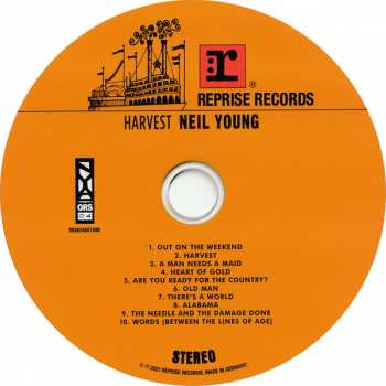 3CD/2DVD/Doos Neil Young: Harvest - 50th Anniversary Edition DLX