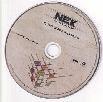 CD Nek: Il Mio Gioco Preferito - Parte Seconda