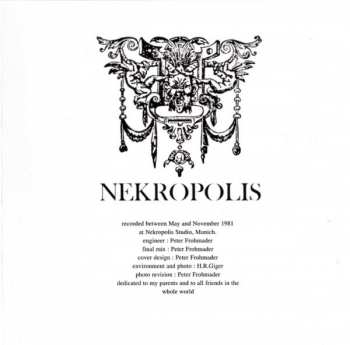 CD Nekropolis: Cultes Des Goules (Ballett Of Death)