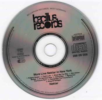 CD Nektar: More Live Nektar In New York