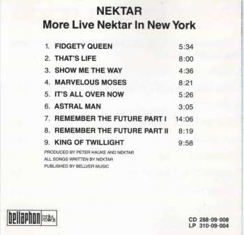 CD Nektar: More Live Nektar In New York