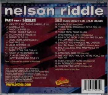 CD Nelson Riddle: Paris When It Sizzles / Interprets Great Music Great Films Great Sounds