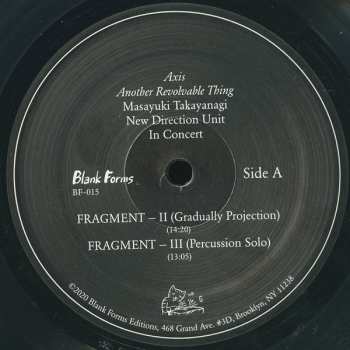 LP New Direction Unit: Axis​/​Another Revolvable Thing 1