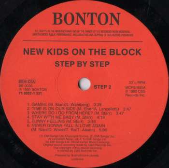 LP New Kids On The Block: Step By Step