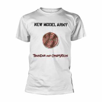 Merch New Model Army: T-shirt Thunder And Consolation (white)