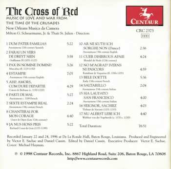CD New Orleans Musica Da Camera: The Cross Of Red (Music Of Love And War From The Time Of The Crusades)