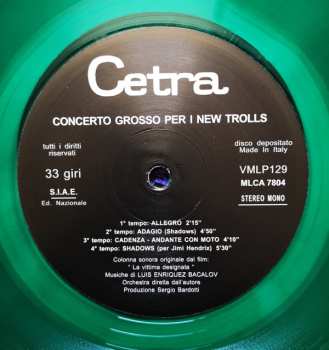 LP New Trolls: Concerto Grosso Per I New Trolls CLR | LTD