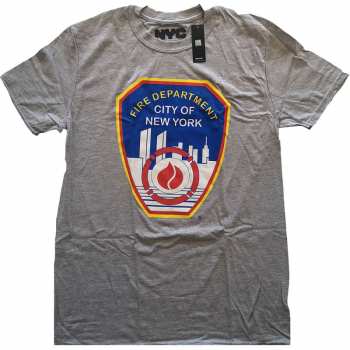 Merch New York City: T-shirt Fire Dept. Badge 