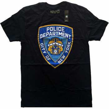Merch New York City: T-shirt Police Dept. Badge 
