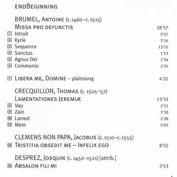 SACD Josquin Des Prés: EndBeginning