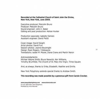 CD New York Polyphony: Tudor City