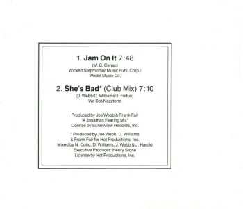 CD Newcleus: Jam On It / She's Bad