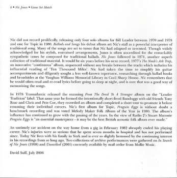 CD Nic Jones: Game Set Match