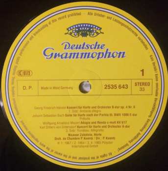 LP Nicanor Zabaleta: Himmlische Harfe. Virtuose Konzerte mit Nicanor Zabaleta