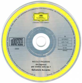 CD Salvatore Accardo: 24 Capricci