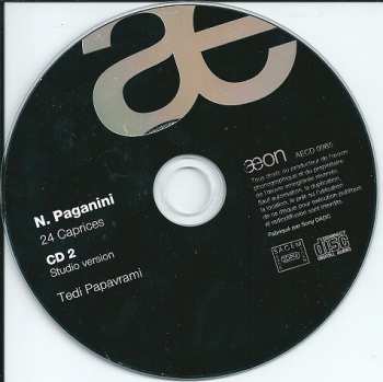 2CD Niccolò Paganini: 24 Caprices  - Live In Tokyo & Studio Version