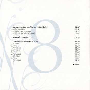 9CD/Doos Niccolò Paganini: Complete Works For Violin And Guitar