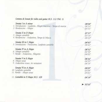 9CD/Doos Niccolò Paganini: Complete Works For Violin And Guitar