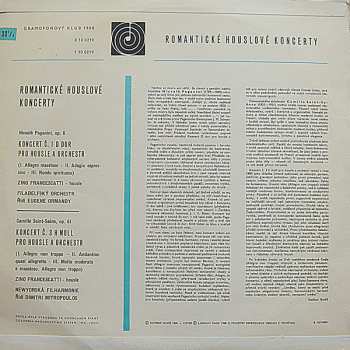 LP Camille Saint-Saëns: Romantické Houslové Koncerty - Koncert Č. 1 D Dur / Koncert Č. 3 H Moll