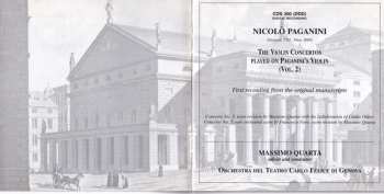 CD Niccolò Paganini: Played On Paganini's Violin Vol. 2 Concertos No. 3 In E Major - No. 5 In A Minor