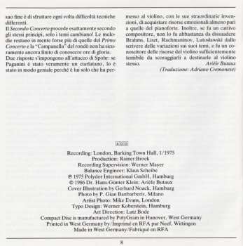 CD The London Philharmonic Orchestra: Violinkonzerte Nos. 1 & 2