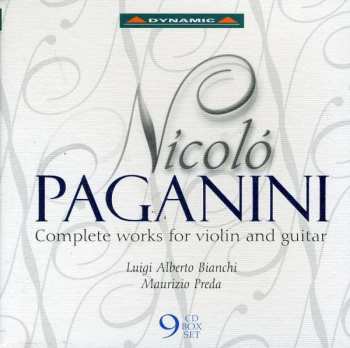 9CD/Doos Niccolò Paganini: Complete Works For Violin And Guitar
