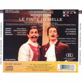 2CD Orchestre de Chambre de Geneve: Le Finte Gemelle
