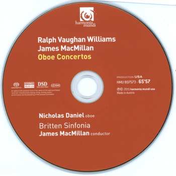 SACD Nicholas Daniel: Ralph Vaughan WIlliams, James MacMillan - Oboe Concertos