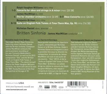 SACD Nicholas Daniel: Ralph Vaughan WIlliams, James MacMillan - Oboe Concertos