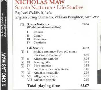 CD Raphael Wallfisch: Sonata Notturna • Life Studies