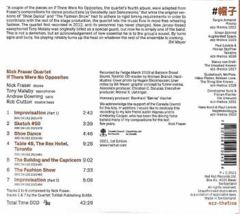 CD Nick Fraser Quartet: If There Were No Opposites