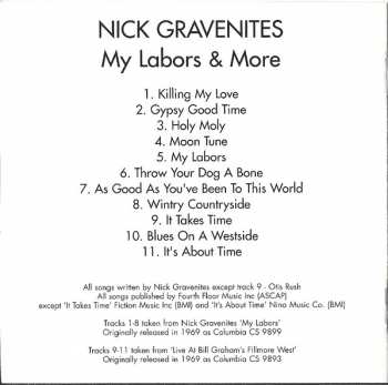 CD Nick Gravenites: My Labors