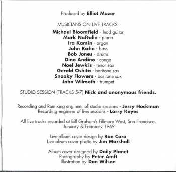CD Nick Gravenites: My Labors
