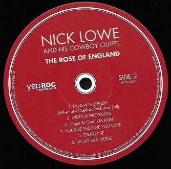 LP Nick Lowe And His Cowboy Outfit: The Rose Of England
