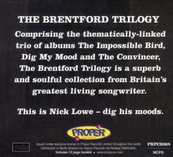 3CD/Doos Nick Lowe: The Brentford Trilogy
