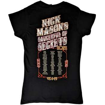 Merch Nick Mason's Saucerful Of Secrets: Nick Mason's Saucerful Of Secrets Ladies T-shirt: Echoes European Tour 2022 (back Print & Ex-tour) (small) S