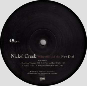 2LP Nickel Creek: Why Should The Fire Die?