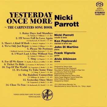 SACD Nicki Parrott: Yesterday Once More 〜 The Carpenters Song Book = イエスタデイ・ワンス・モア