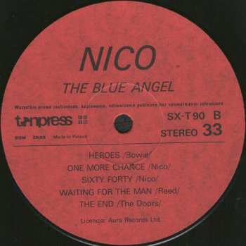 LP Nico: The Blue Angel